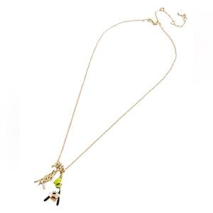BaubleBar Disney Three Charm Goofy Hypoallergenic Necklace